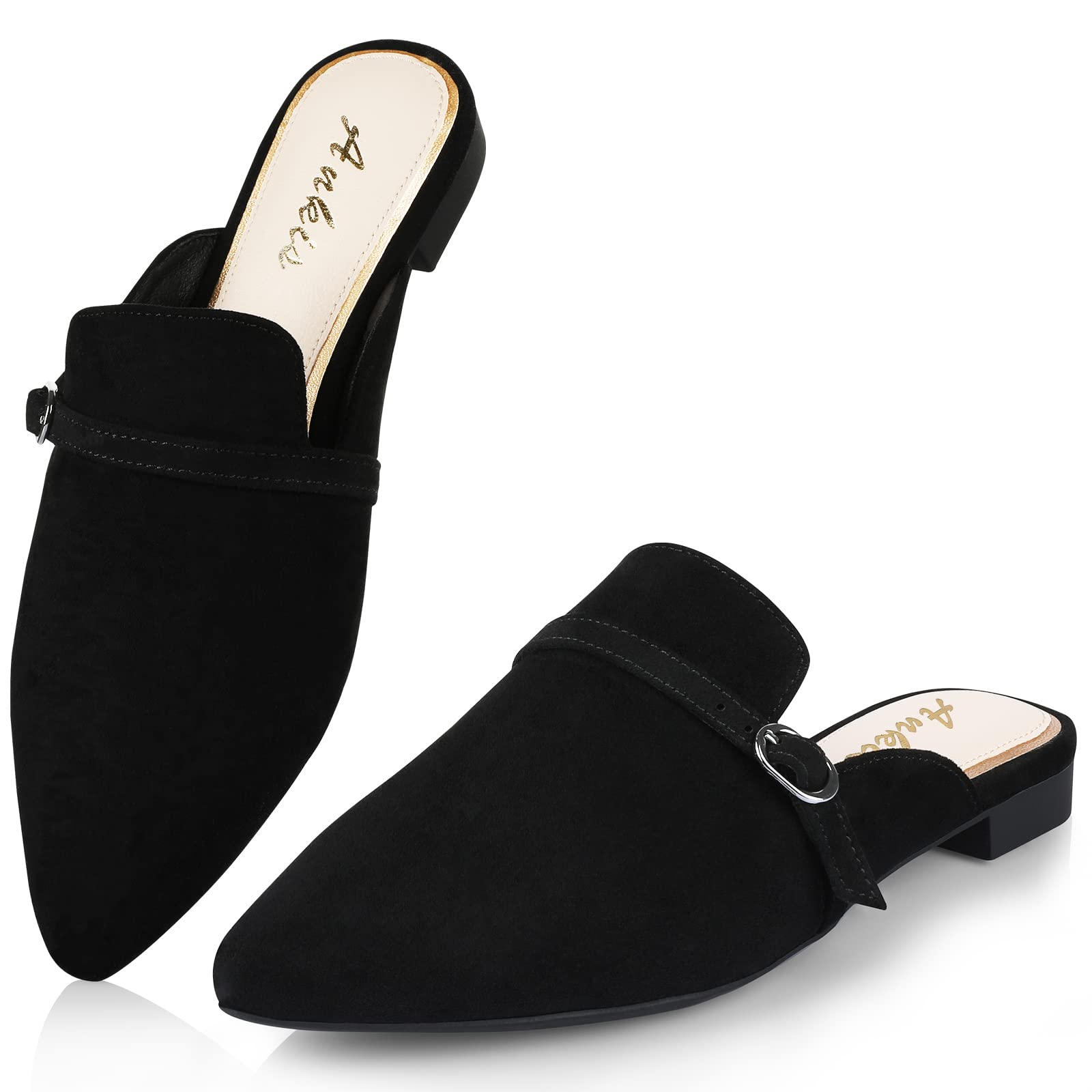 Ankis Women's Comfortable Flats & Mules - Slip-On Walking Shoes for Casual Outfits, Office Wear & Travel