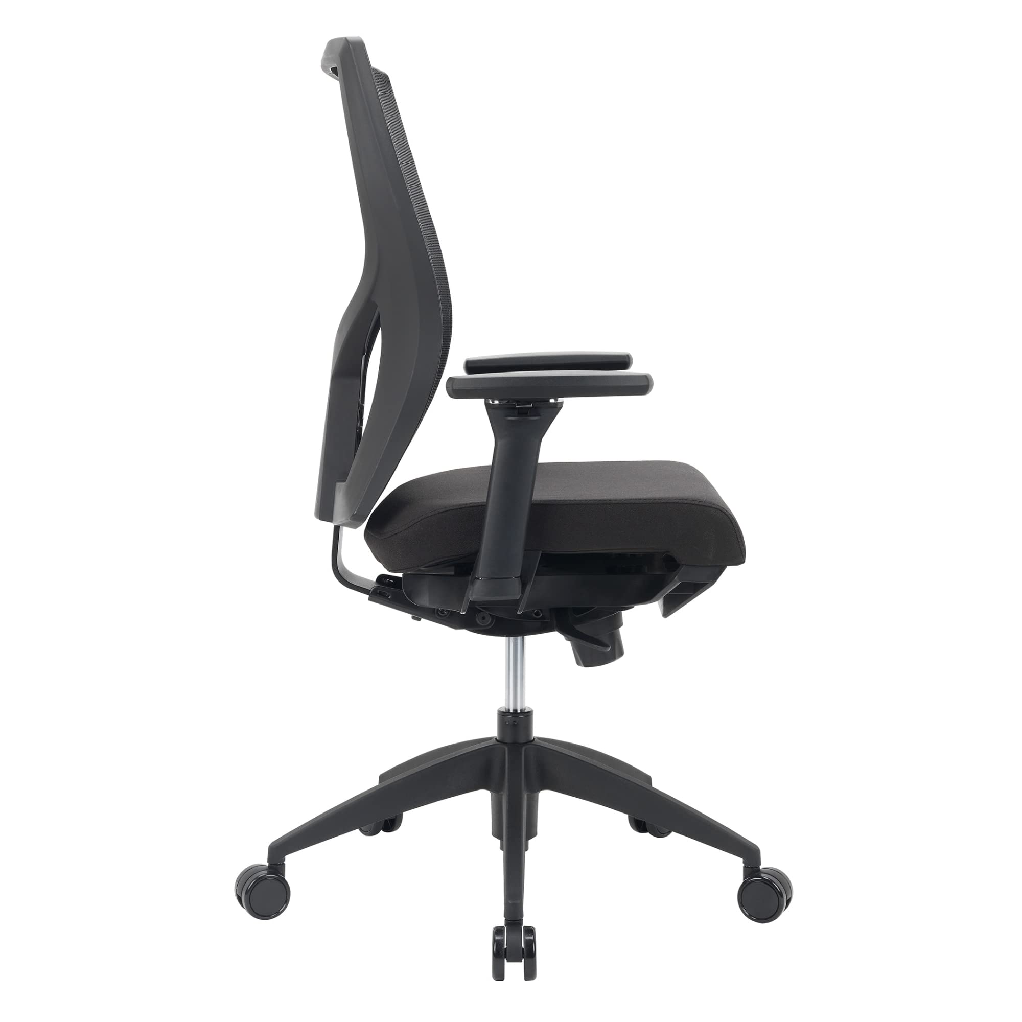WorkPro® Oceanic Ergonomic High-Back Executive Office Chair with Breathable Mesh Fabric - Black - BIFMA Certified for Home & Business Workspaces