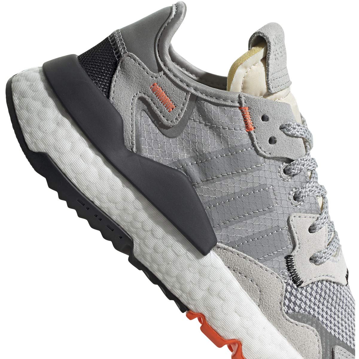 adidas Boys NITE Jogger Running Shoes - Carbon/Black (DB2807) | Lightweight Sneakers for Kids, Comfortable Athletic Shoes for School, Sports & Daily Wear