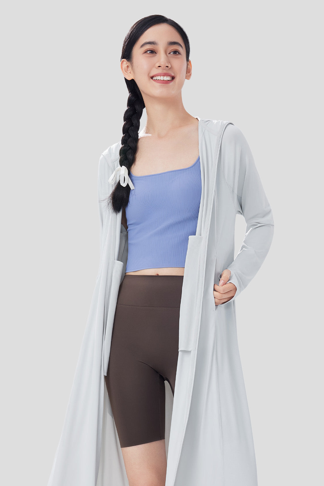 Iceloop Women's UPF50+ Long Sleeve Sun Protection Jacket - Lightweight UV Shirt for Beach, Hiking & Outdoor Activities