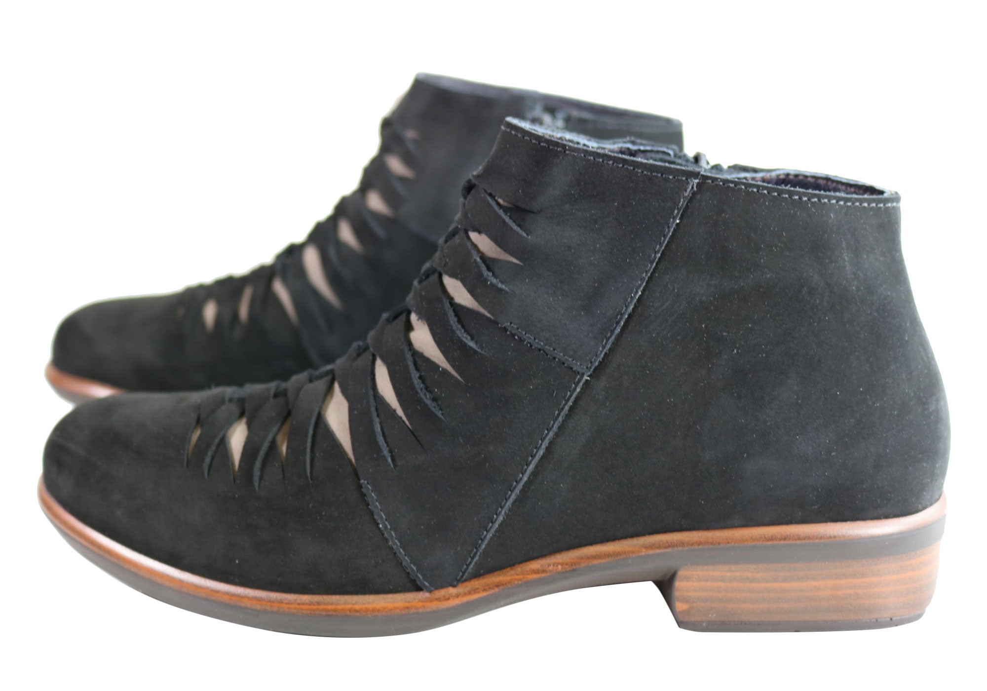 Naot Leveche Women's Nubuck Leather Comfortable Supportive Ankle Boots - Stylish & Cushioned Walking Shoes for Work, Travel & Everyday Wear