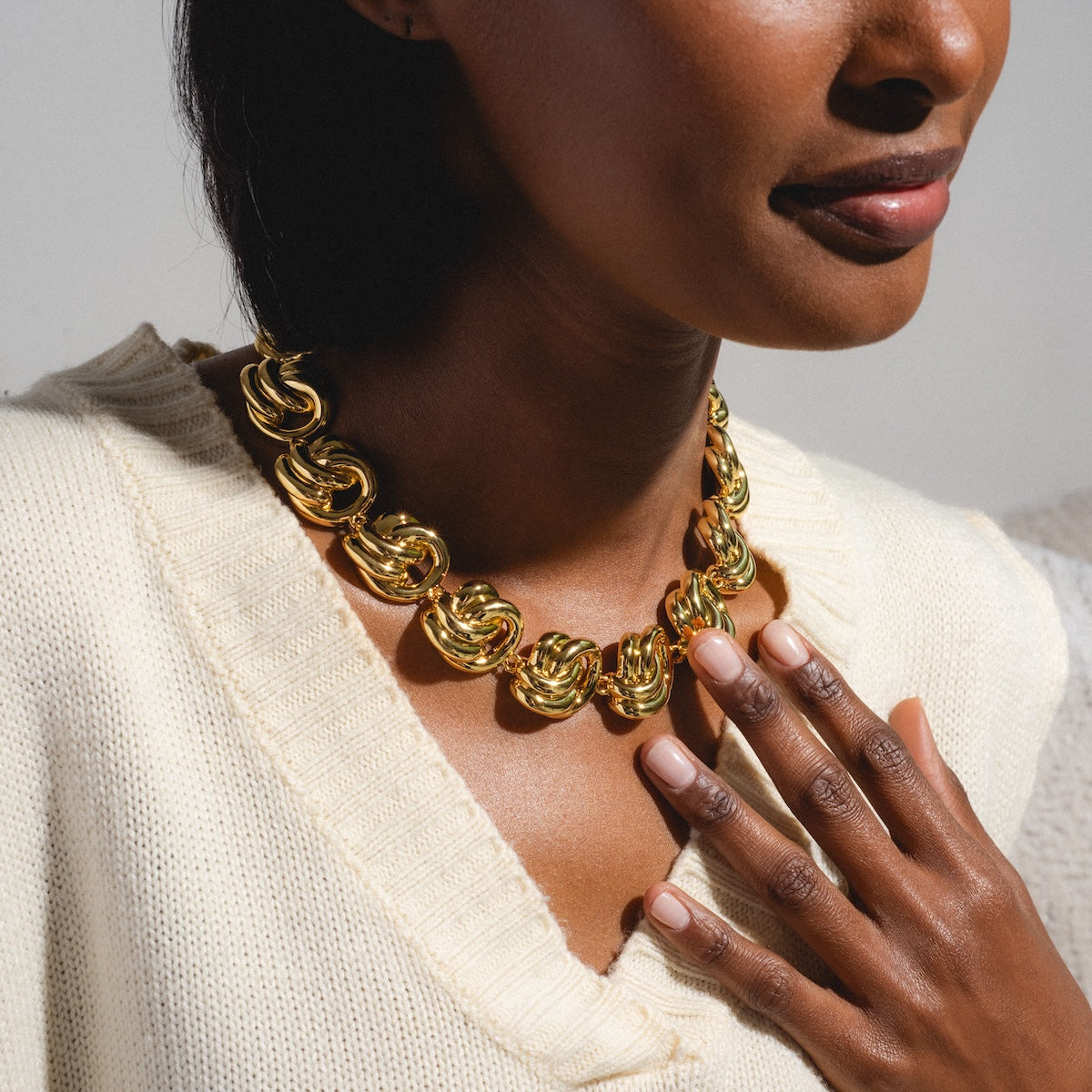 Miami Necklace for Women - Trendy Cuban Link Chain Jewelry Gift for Her - Perfect for Parties, Beach Vacations & Everyday Wear