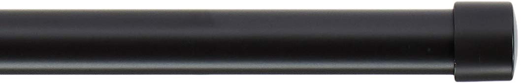 Amazon Basics 1 Inch Adjustable Black Curtain Rod 36 to 72 Inches - Perfect for Living Room, Bedroom & Window Decor