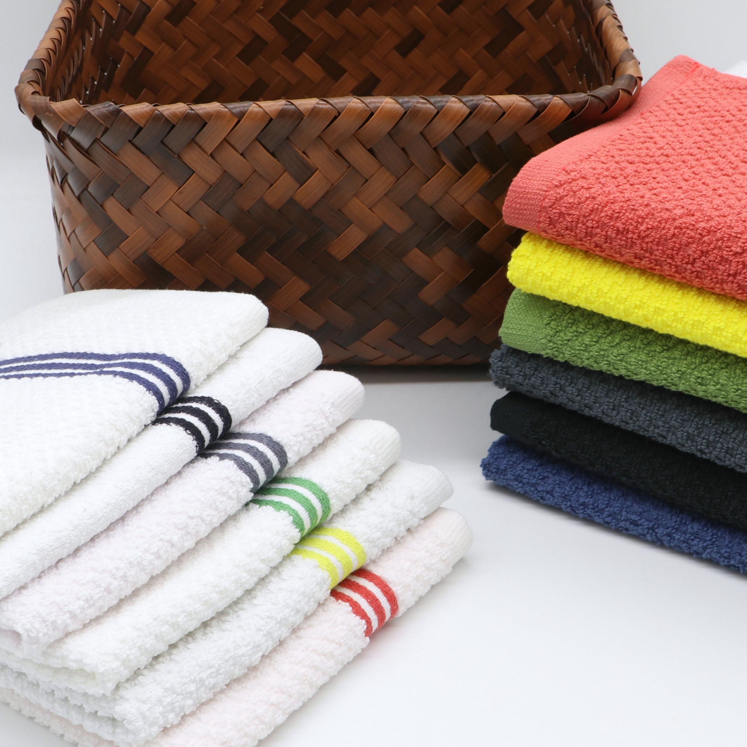 Premium Cotton Dish Cloths Set of 8 - 12