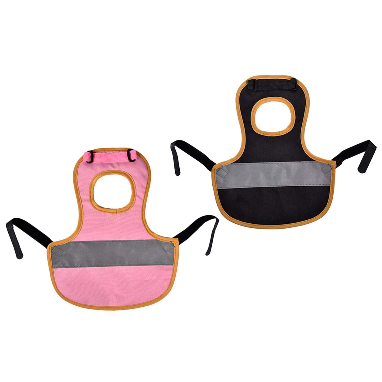 Reflective Pet Vest for Chickens & Ducks - Breathable Cotton Chicken Saddle Harness | Outdoor Safety Gear for Poultry Farming & Backyard Flock Protection
