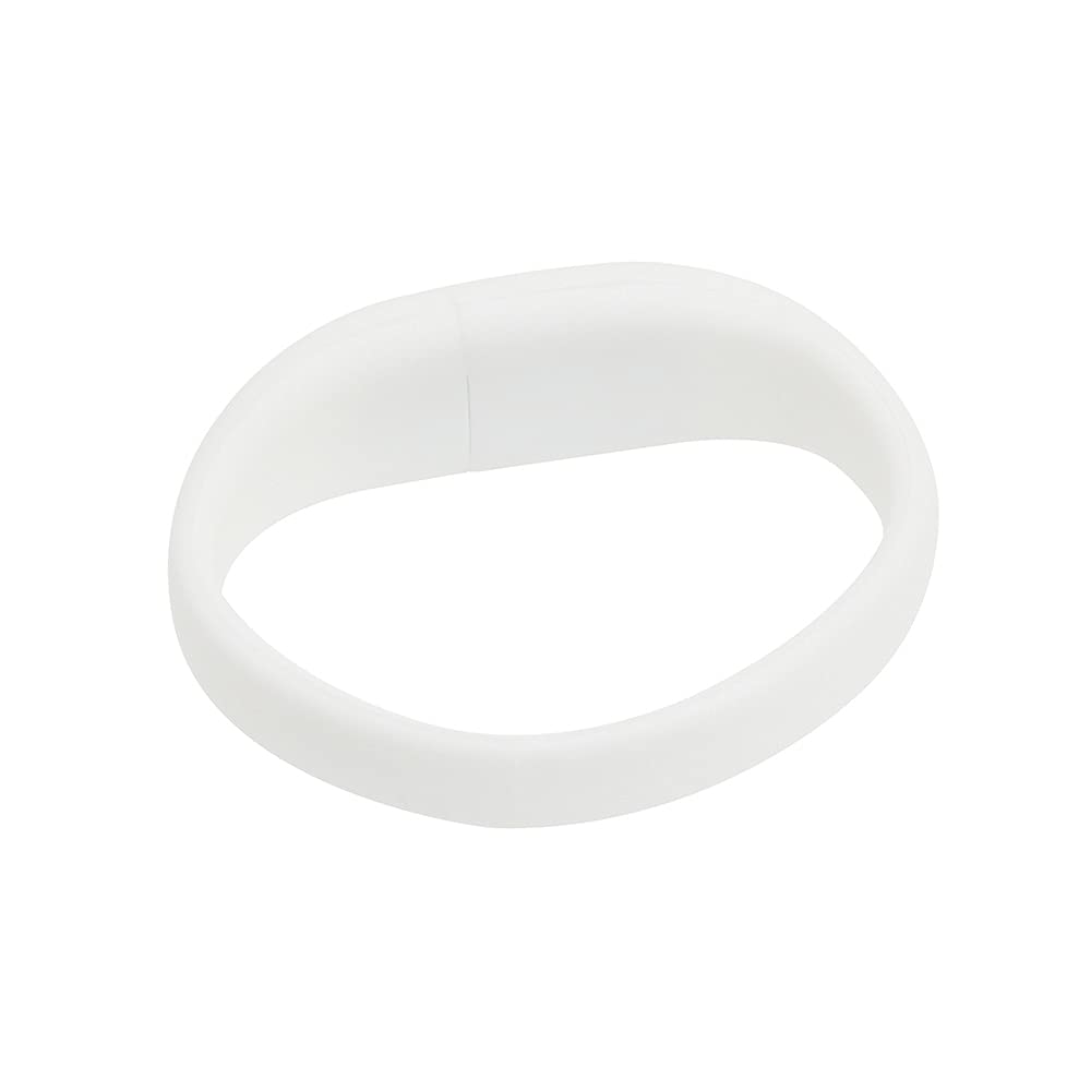 256GB USB 3.0 Flash Drive - High Speed Silicone Wristband Memory Stick with White Bracelet Design | Portable Storage for Students, Office Work & Travel Accessories