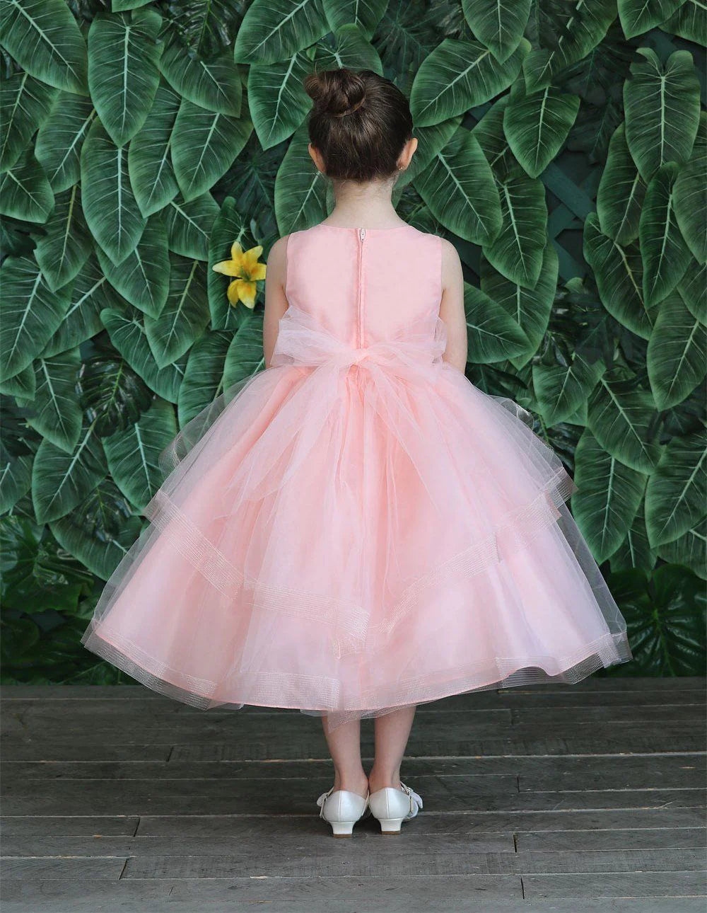 Elegant Party & Flower Girl Dress (D 792) - Perfect for Weddings, Birthday Parties & Special Occasions