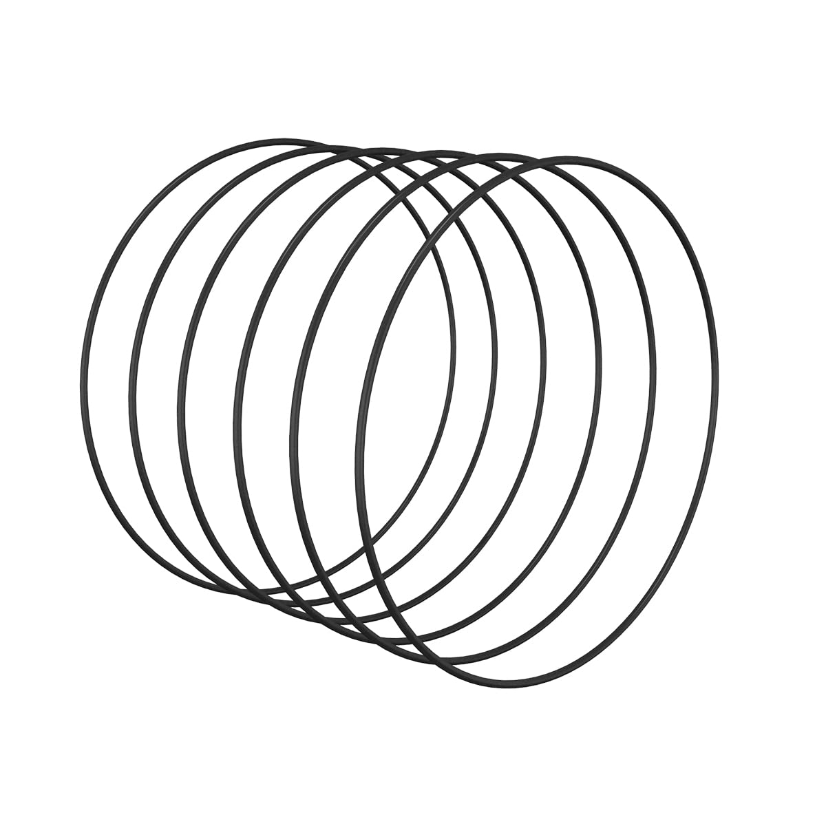 Worown 6 Pack 8 Inch Black Metal Hoops - Premium Metal Rings for DIY Wedding Wreaths, Dream Catchers & Wall Decor | Perfect for Crafting, Home Decor & Bohemian Style Projects