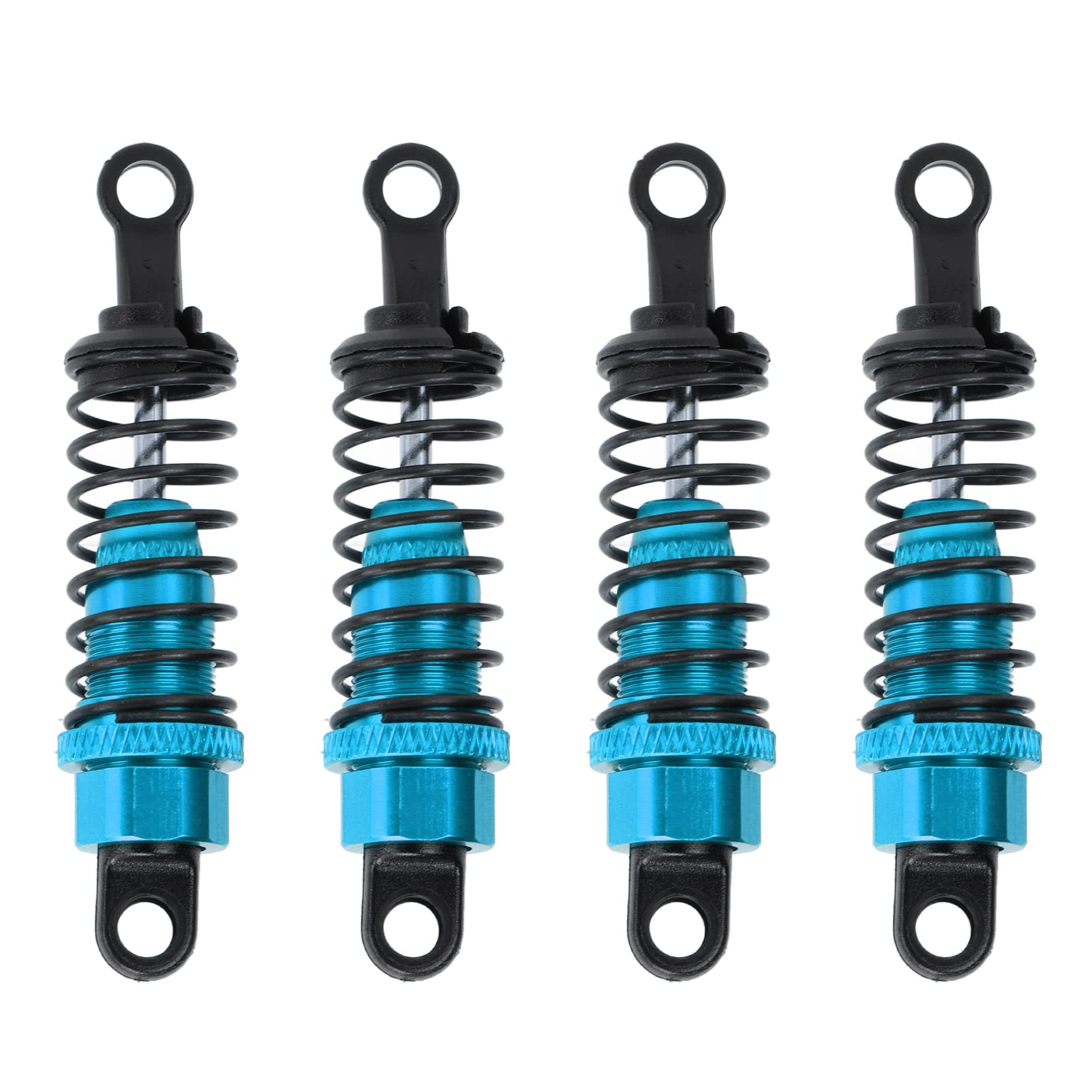 64MM Adjustable Metal Durable Upgrade Remote Control Car for WPL & MN RC Cars, Blue - Perfect for Off-Road Adventures and Indoor Racing