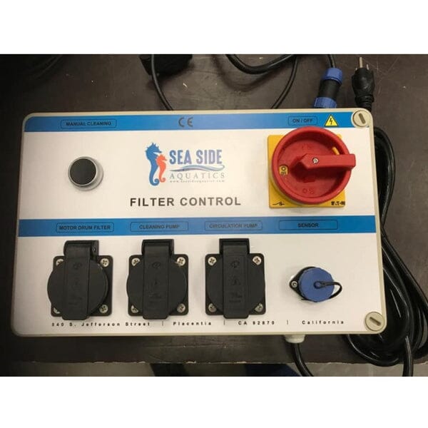 Sea Side Aquatics PP 40 Rotary Drum Filter (RDF) - High Efficiency Mechanical Filtration for Koi Ponds, Aquaculture & Water Treatment Systems | Perfect for Commercial Fish Farms, Backyard Ponds & Large Aquariums