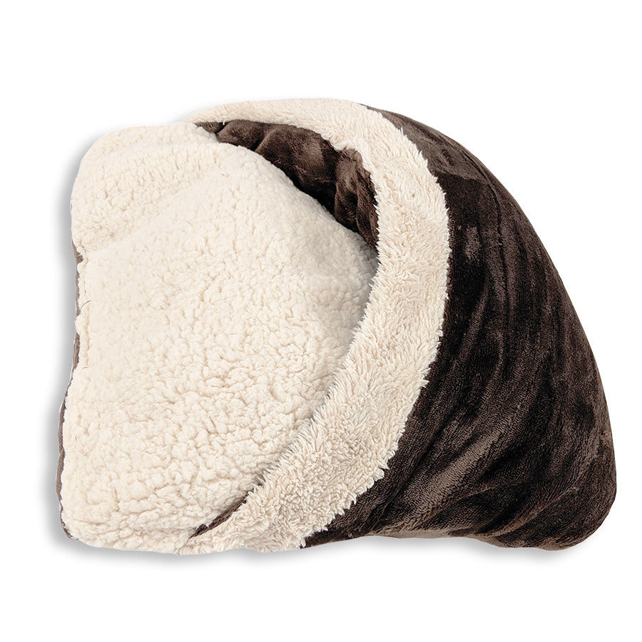 Reversible Heating Pillow for Head, Feet & Hands - Soft Hooded Microwaveable Warm Pad for Neck Pain Relief, Cold Weather Comfort - Perfect for Winter, Travel & Home Use