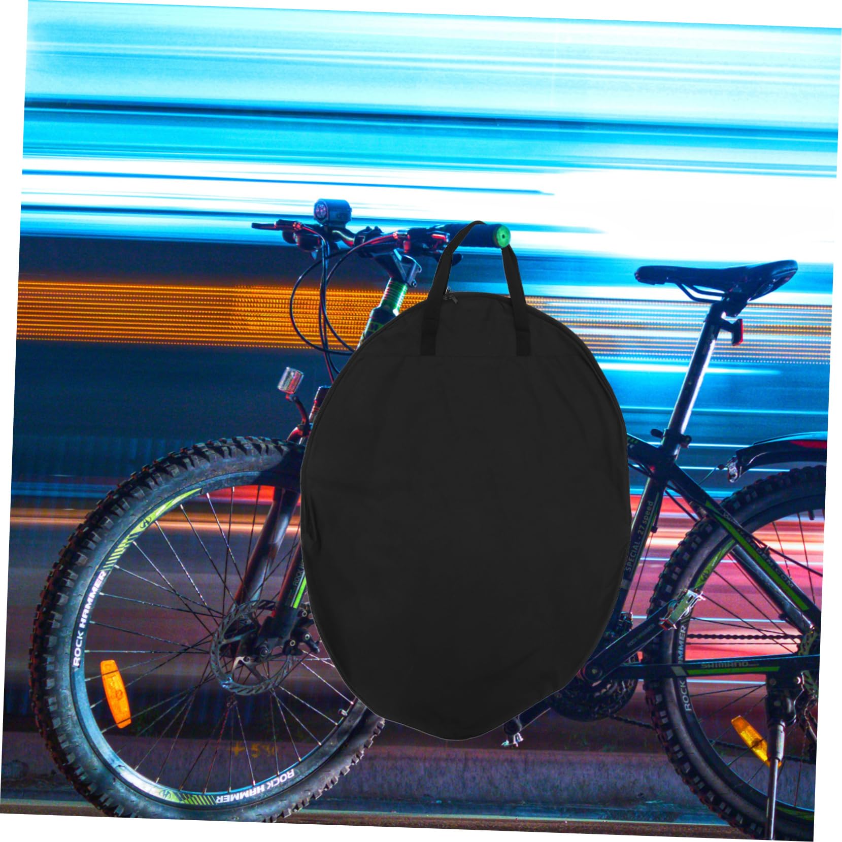 BESPORTBLE Large Capacity Mountain Bike Wheel Storage Bag - Durable Road Bike Wheel Pouch for Cycling Protection | Perfect for Bike Transport & Storage at Home/Garage
