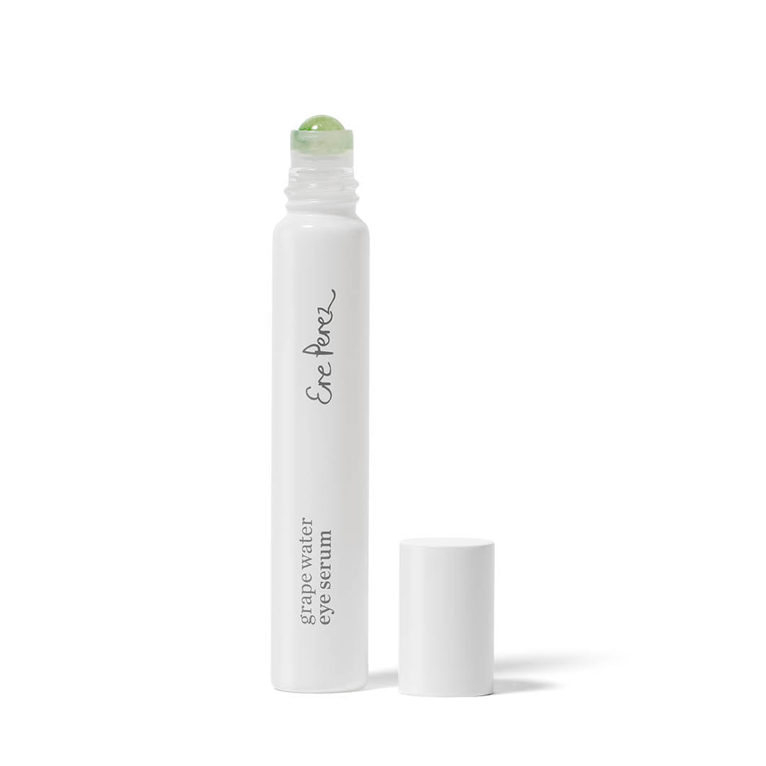 Ere Perez Grape Eye Serum - Organic Dark Circle Treatment for Puffy Eyes | Vegan & Cruelty-Free Under Eye Cream for Brightening & Hydration | Perfect for Night Routine & Travel Skincare