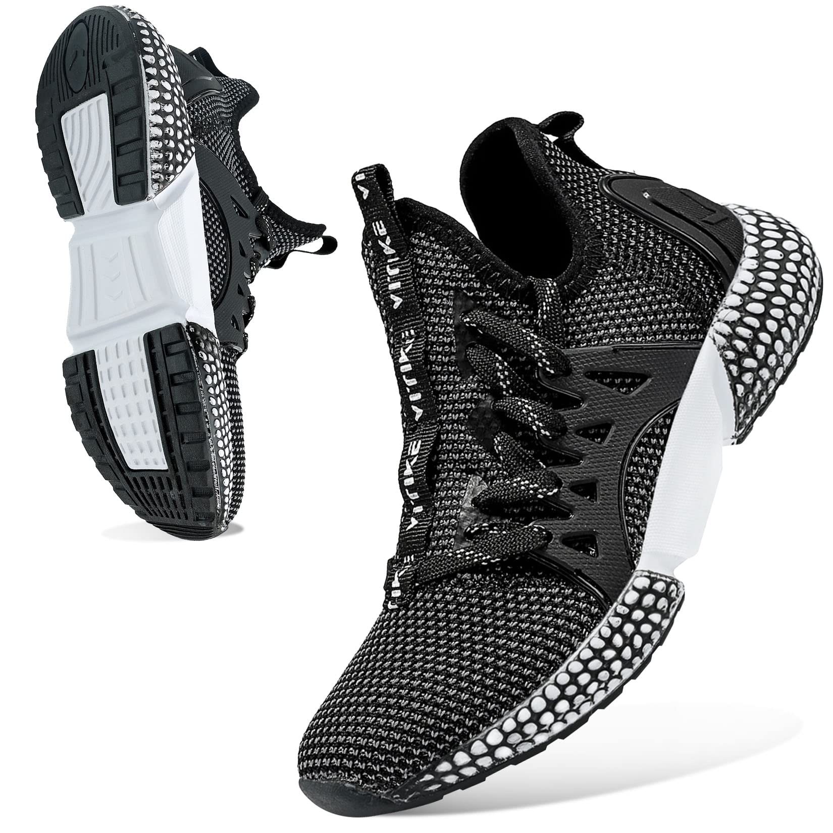 WETIKE Breathable Mesh Slip-On Running Shoes - Lightweight Comfort Sneakers for Men & Women - Perfect for Jogging, Gym Workouts & Casual Wear