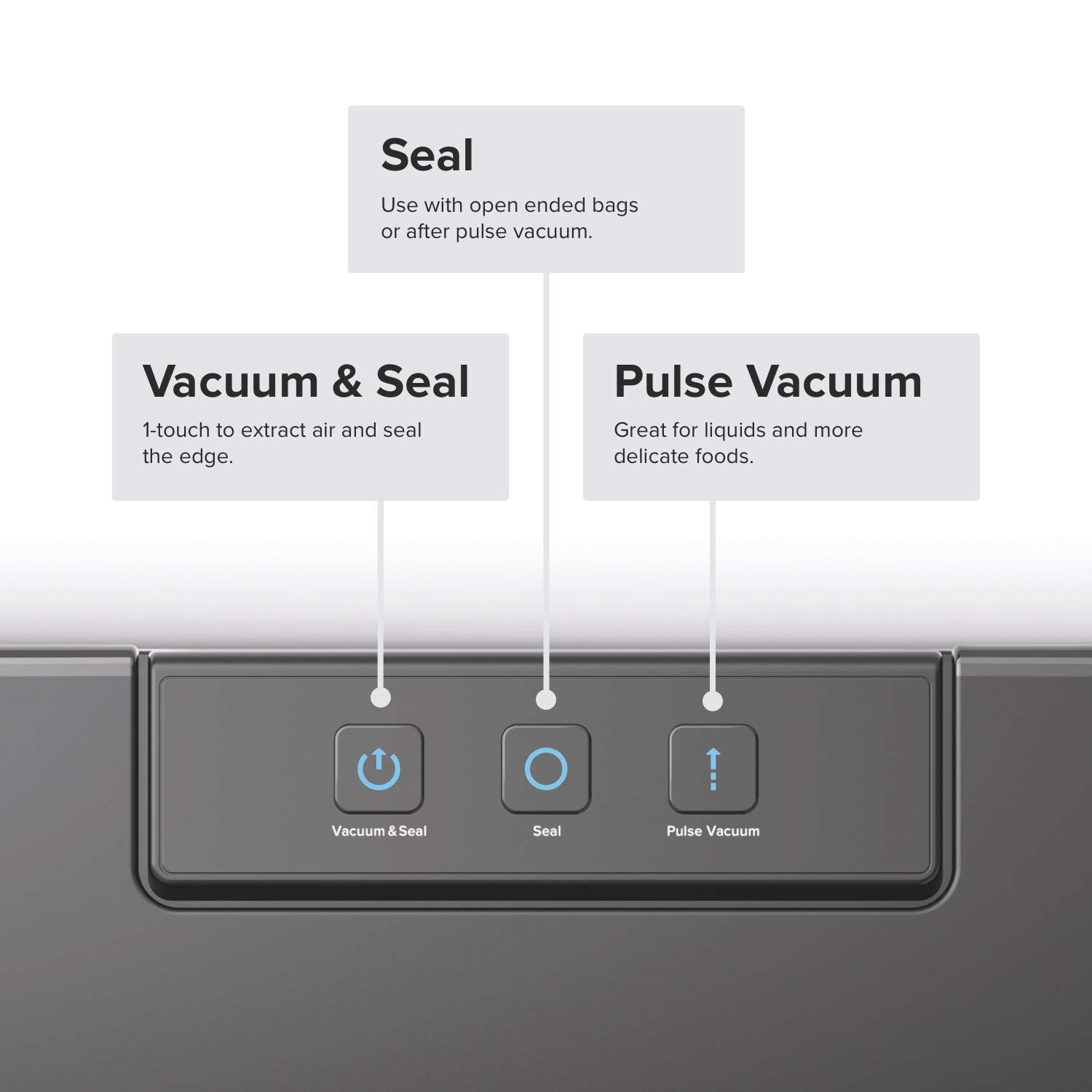 Anova Precision Vacuum Sealer ANVS01-US00 with 10 Precut Bags | Compact Sous Vide Machine for Home Cooking | Perfect for Meal Prep, Food Storage & Freezing Freshness | Ideal for Vacuum Sealing Meat, Vegetables & Leftovers
