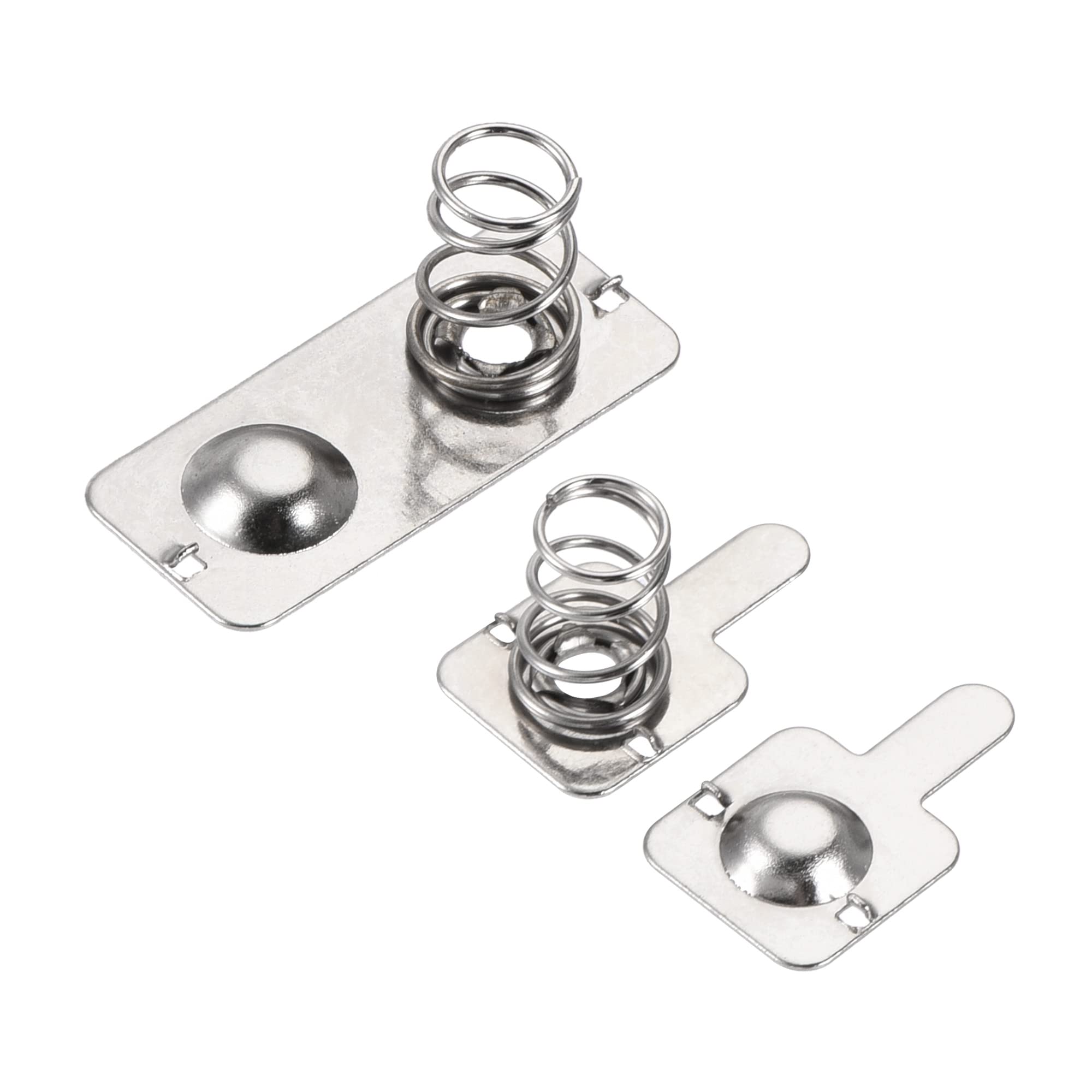 MECCANIXITY 10 Pairs AA AAA Battery Spring Plates + 20 Pcs AAA Battery Negative to Positive Conversion Spring Contacts - Perfect for DIY Electronics, Toy Repair, and Remote Control Device Maintenance