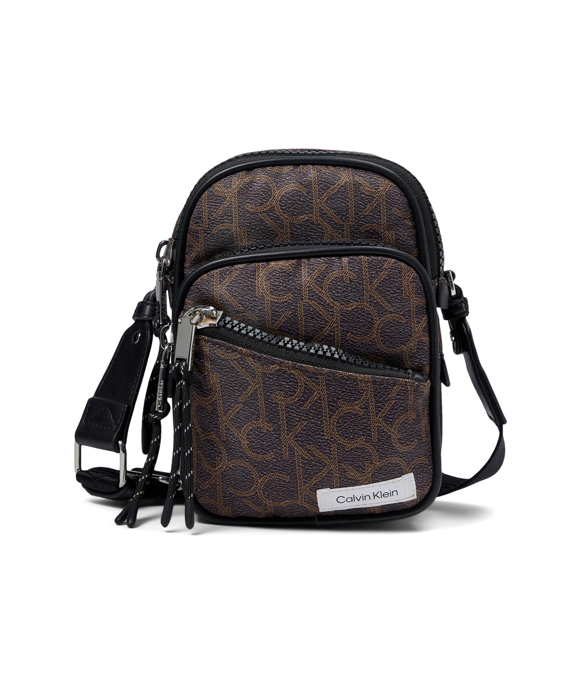 Calvin Klein Evie Nylon Crossbody Bag for Women - Stylish Shoulder Purse with Adjustable Strap, Perfect for Work, Travel & Everyday Use