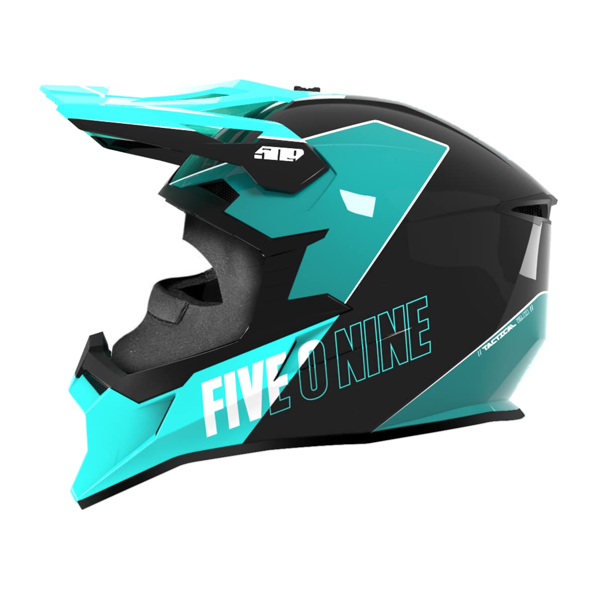 509 Youth Tactical 2.0 Snowmobile Helmet - Gloss Emerald (Medium) | Lightweight & Durable ATV Motorcycle Helmet for Kids | Perfect for Snowmobiling, Motocross & Winter Sports