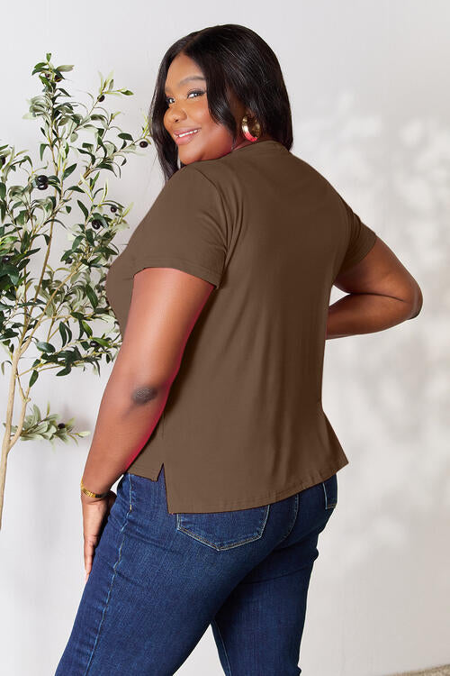 Round Neck Short Sleeve T-Shirt for Men - Comfortable Cotton Casual Tee - Perfect for Everyday Wear, Gym & Outdoors