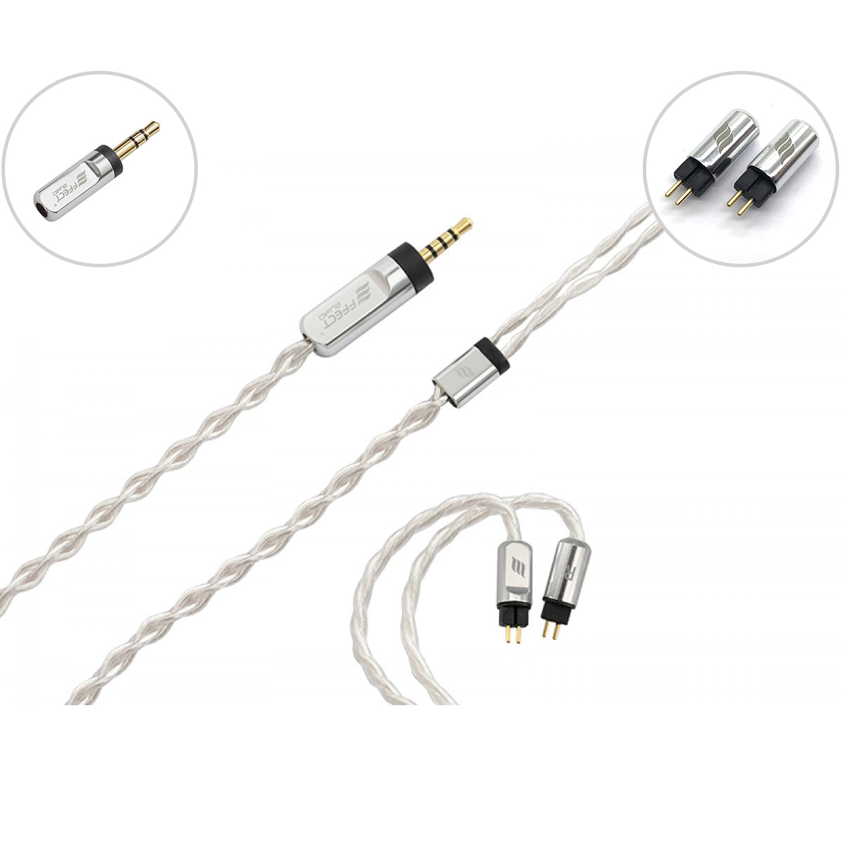 Effect Audio Virtuoso Premium In-Ear Monitor Cable - High-Quality Audiophile Upgrade for IEMs | Perfect for Studio Recording, Live Performances & Music Enthusiasts