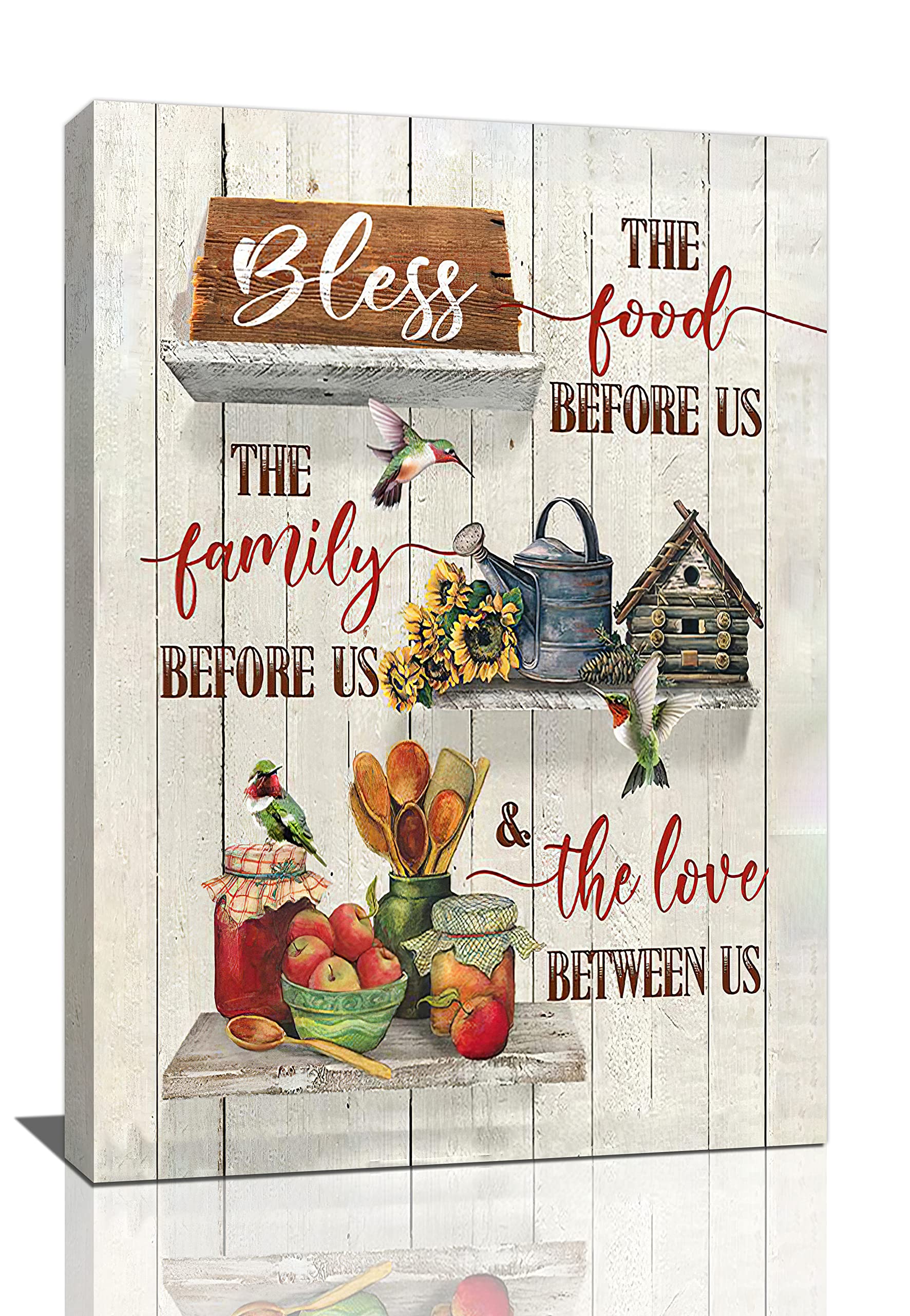 Farmhouse Kitchen Wall Art - Bless This Kitchen Decor, 16