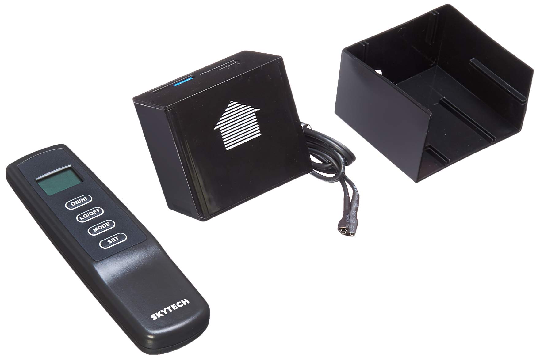 SkyTech Sky-MRCK-TH Smart Fireplace Remote Control & Thermostat - Black | Wireless Temperature Control for Gas & Electric Fireplaces | Perfect for Living Room, Bedroom & Office Heating