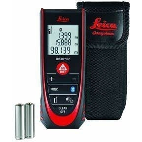 Leica DISTO D2 Laser Distance Meter - High Precision Digital Measuring Tool for Construction, Home Improvement & DIY Projects