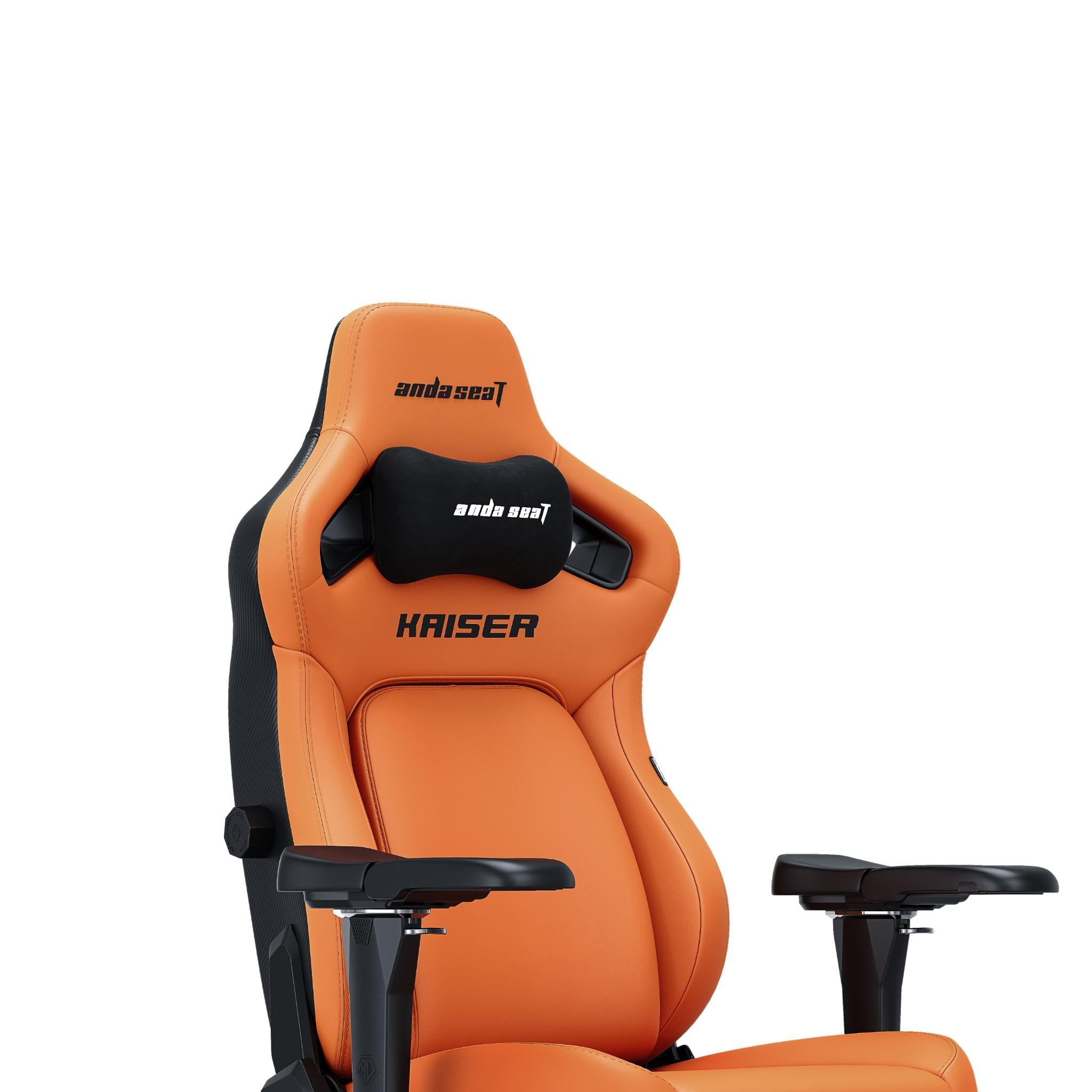Anda Seat Kaiser 4 Series XL Premium Gaming Chair - Ergonomic Racing Style with Adjustable Lumbar Support (Blaze Orange) - Perfect for PC, Console Gaming & Home Office Setup