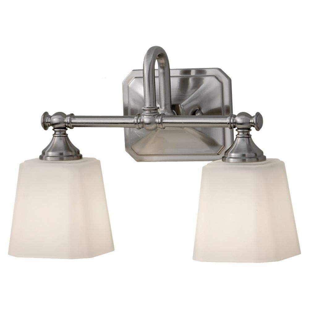 Feiss VS19702-BS Concord 2-Light Bathroom Vanity Lighting in Satin Nickel - 14