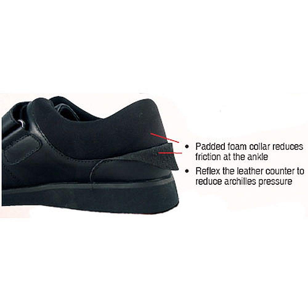 Apis Mt. Emey 728-E Therapeutic Extra Depth Shoes for Men - Bunion Relief with Lycra & Velcro Closure - Comfortable Walking Shoes for Diabetic, Swollen Feet & Plantar Fasciitis - Ideal for Daily Wear, Work & Outdoor Activities