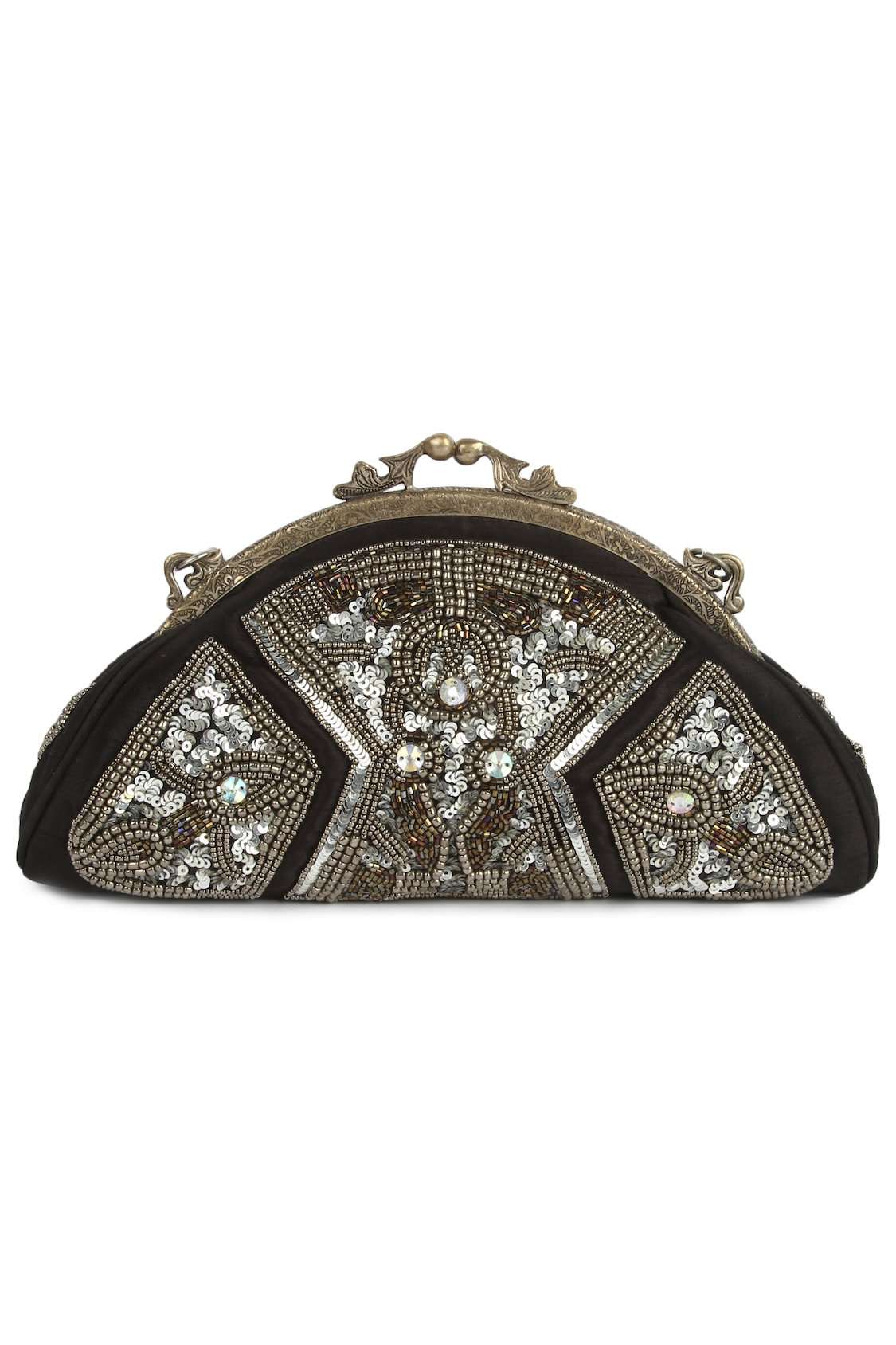 Elegant Audrey Beaded Sequins Evening Clutch Bag for Women - Perfect for Parties, Weddings & Special Occasions