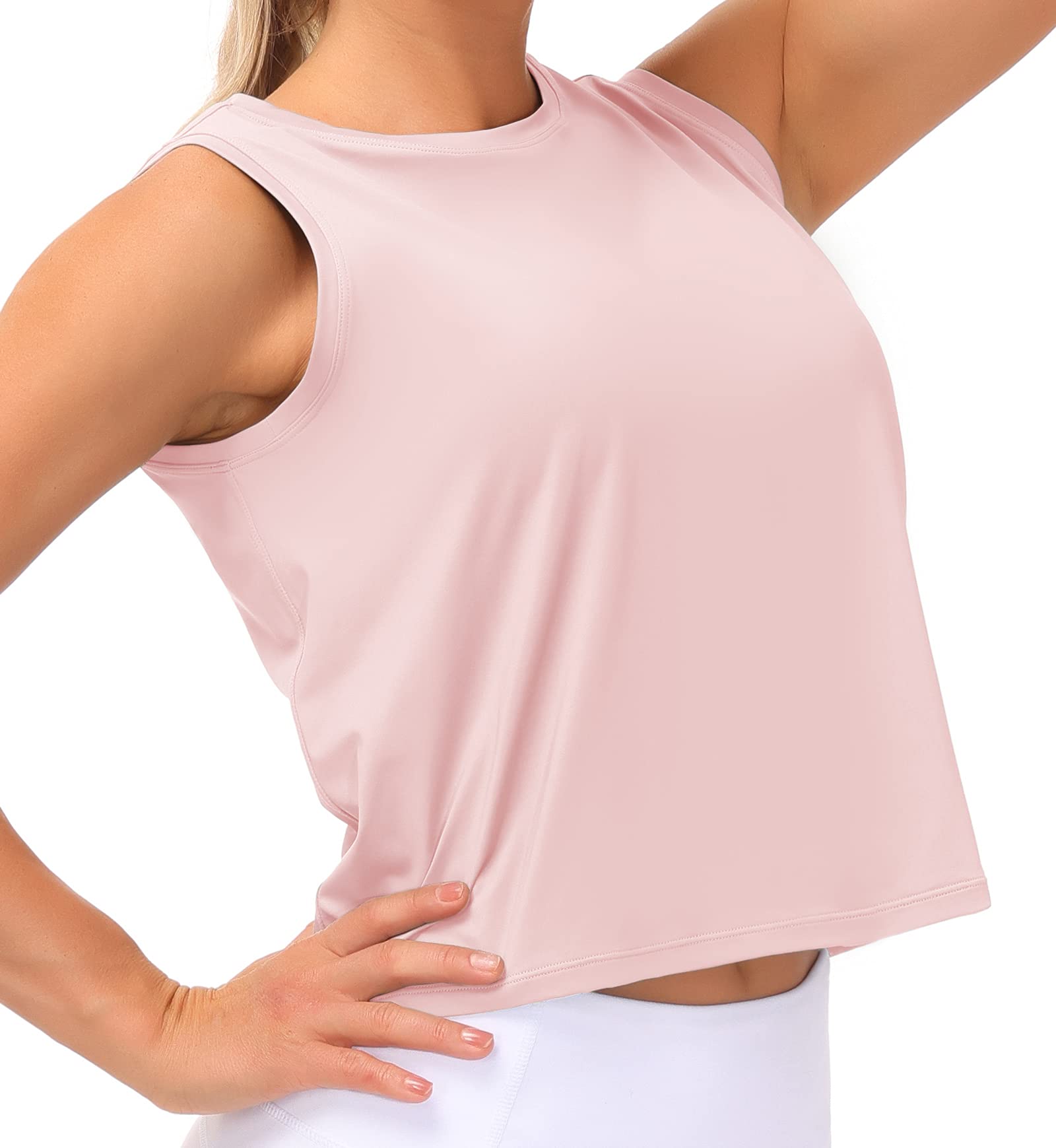 Best Women's Workout Tops - Loose Fit Athletic Running Tank Tops | Sleeveless Quick Dry Yoga Shirts for Gym, Running & Yoga | Comfortable Breathable Activewear for Women