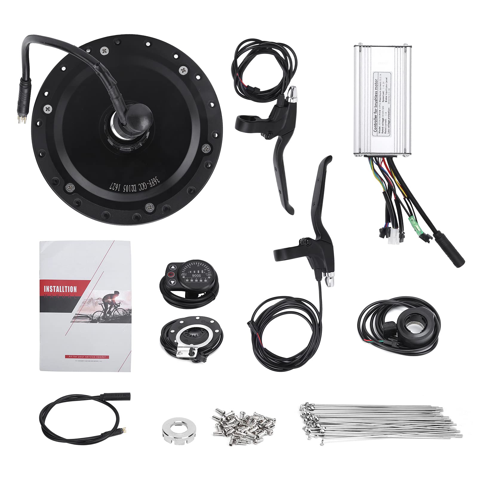 01 Rear Wheel Conversion Kit - Noiseless & Durable 36V 500W Electric Bicycle Conversion Kit for 12G Wheels | Perfect for Commuting, Urban Riding & Eco-Friendly Transportation