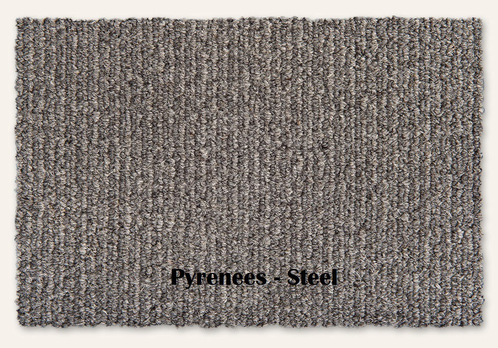 EarthWeave Bio Floor Natural Wool Carpet - Eco-Friendly Pyrenees Wool Rug - 12ft Wide Area Rug for Living Room, Bedroom & Nursery - Soft & Sustainable Floor Covering