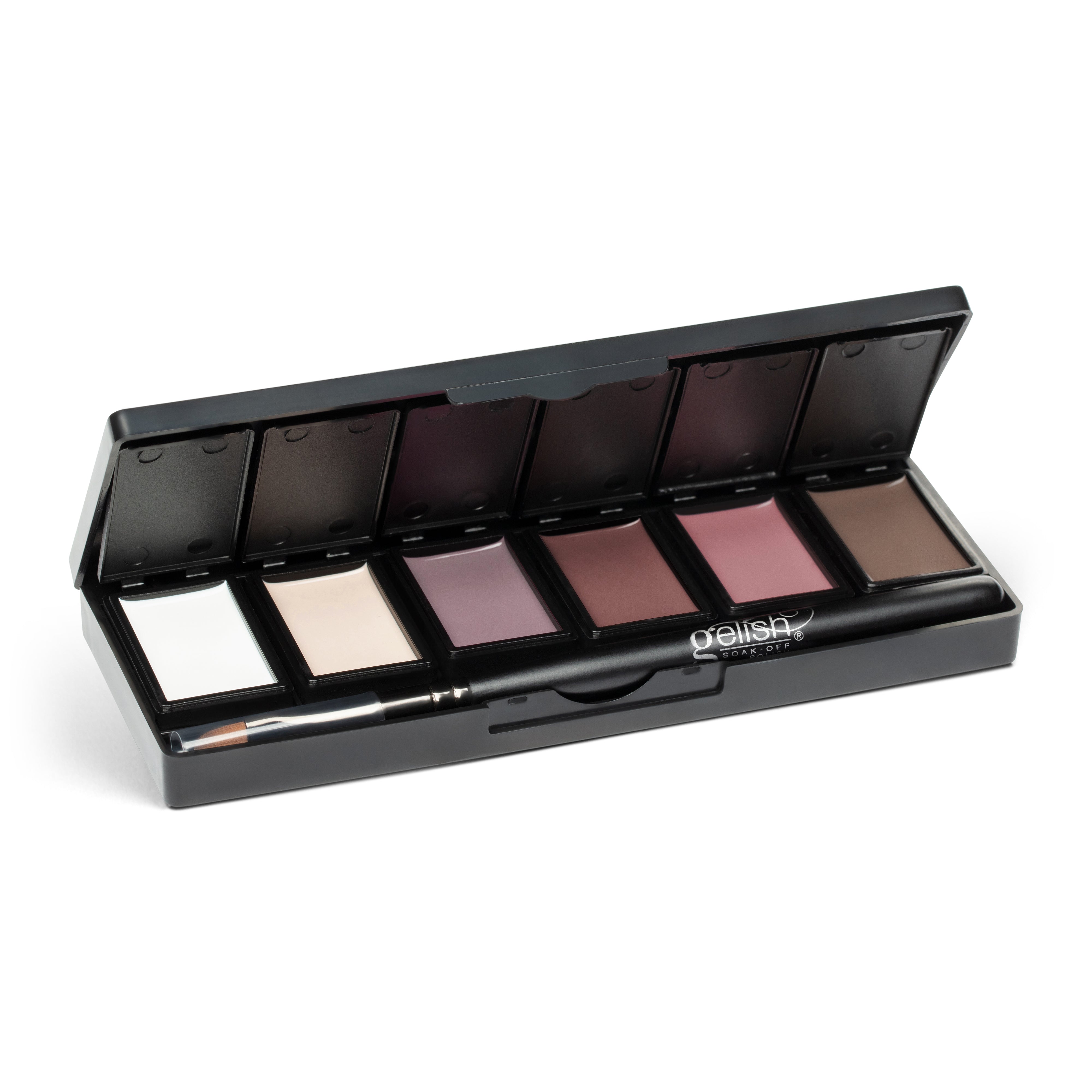 Gelish Soak Off Cream Gel Nail Polish Palette - Act Natural Collection | Professional Salon Quality Manicure Kit for Home & Salon Use | Perfect for Nail Art, French Tips & Special Occasions