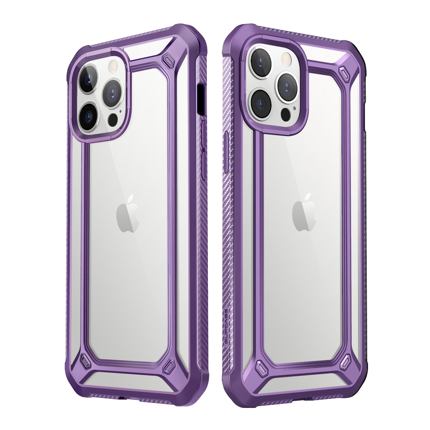 iPhone 12 Pro Max 6.7 Inch Unicorn Beetle Pro Series Case with Built-in Screen Protector - Shockproof Protective Cover in Purple | Perfect for Outdoor Activities, Travel & Daily Use