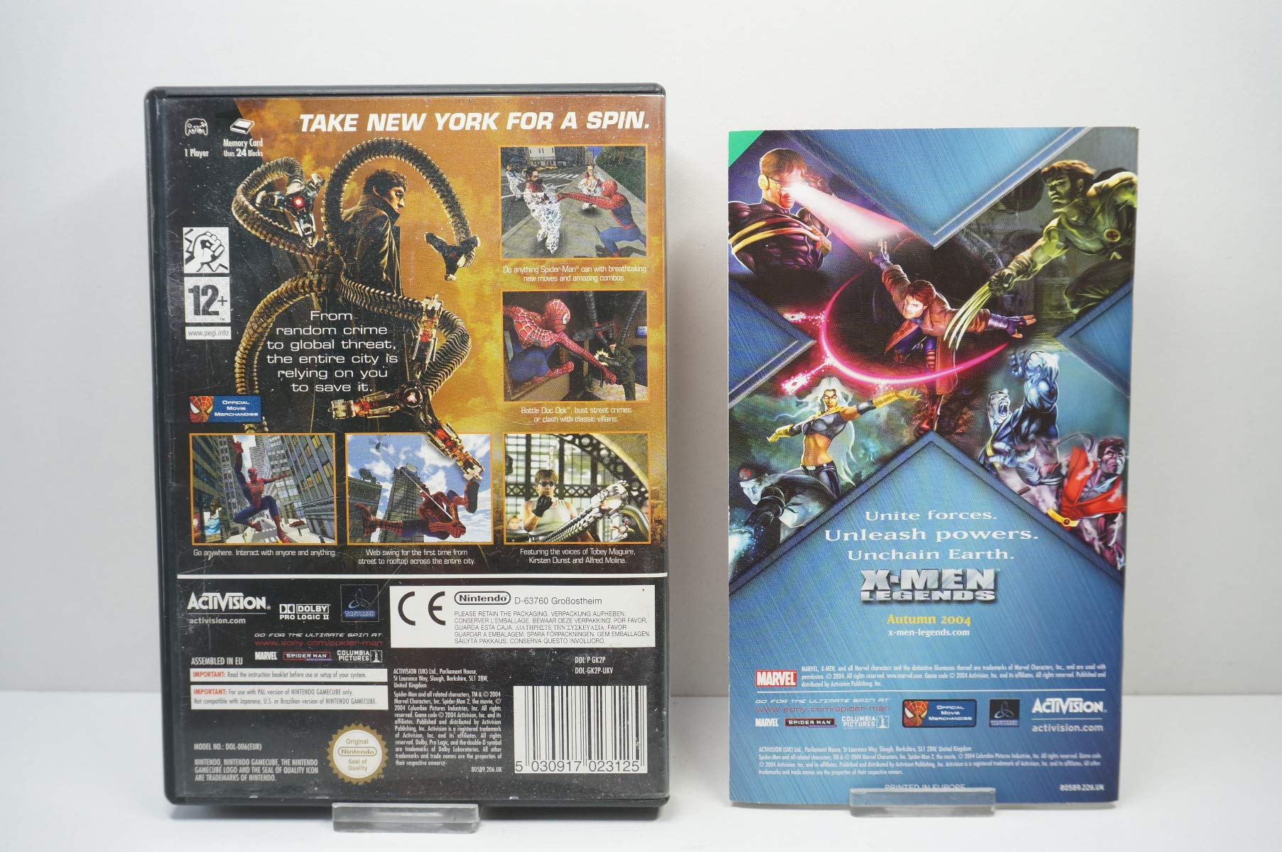 Spider-Man 2 GameCube Video Game - Marvel Superhero Action Adventure for Nintendo GameCube - Perfect for Marvel Fans & Retro Gaming Collectors
