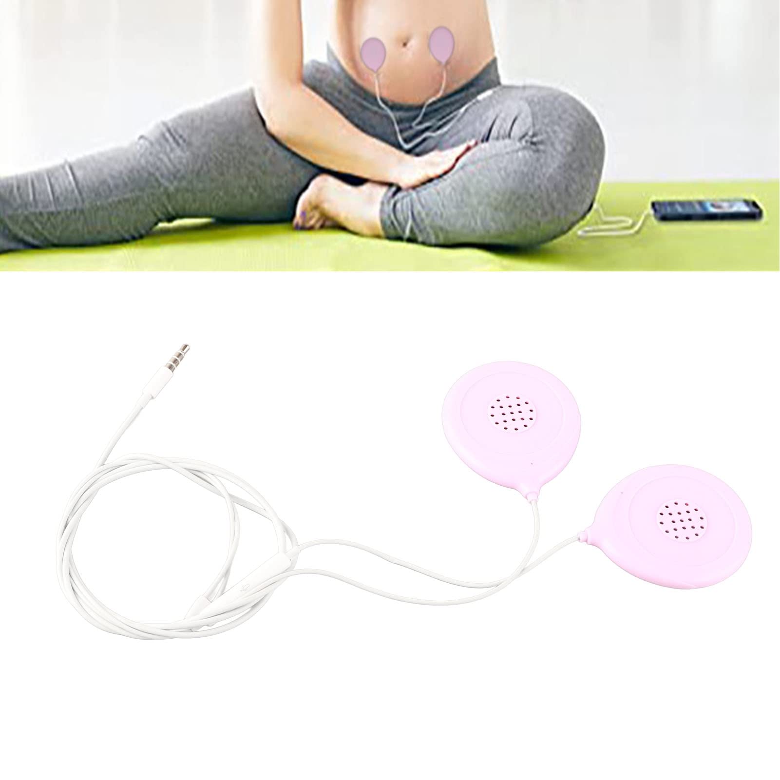 Wireless Pregnancy Headphones for Baby Bump - Comfortable Belly Speakers for Prenatal Music & Bonding - Perfect Gift for Expecting Moms, Baby Showers & Nursery Relaxation