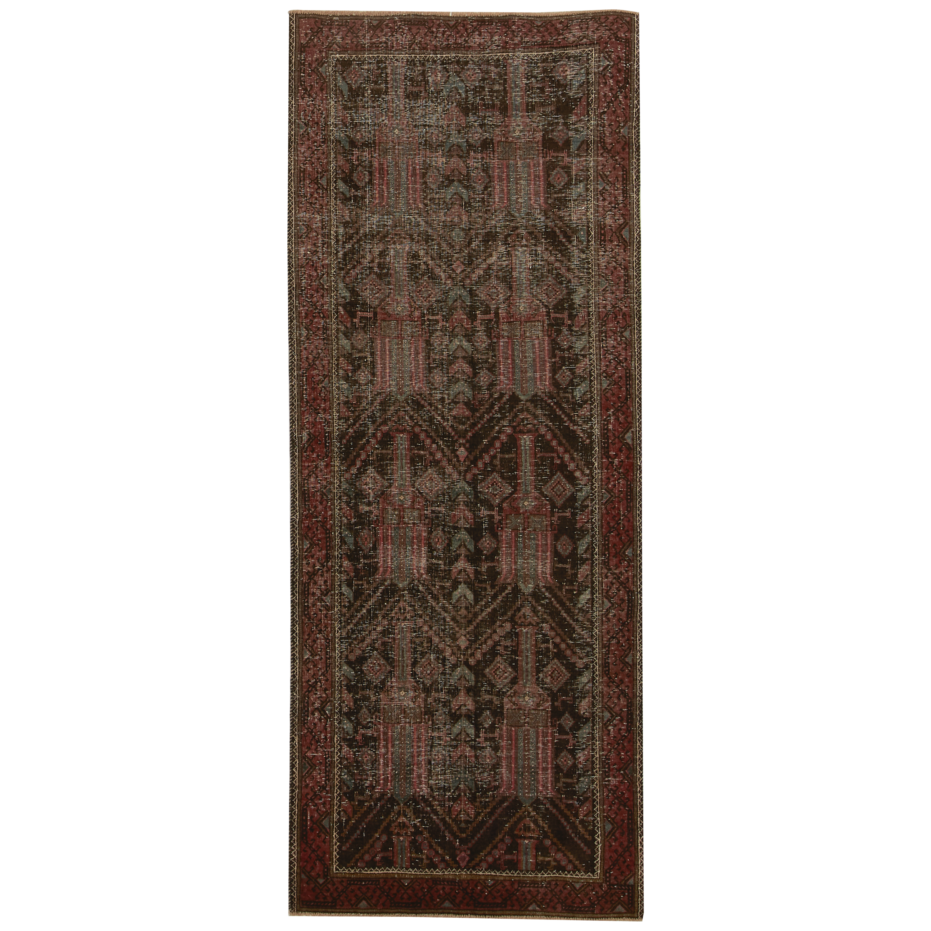 Vintage Balouch Rug Circa 1950 - Authentic Handwoven Persian Carpet for Boho Chic & Traditional Home Decor - Perfect for Living Room, Bedroom or Office