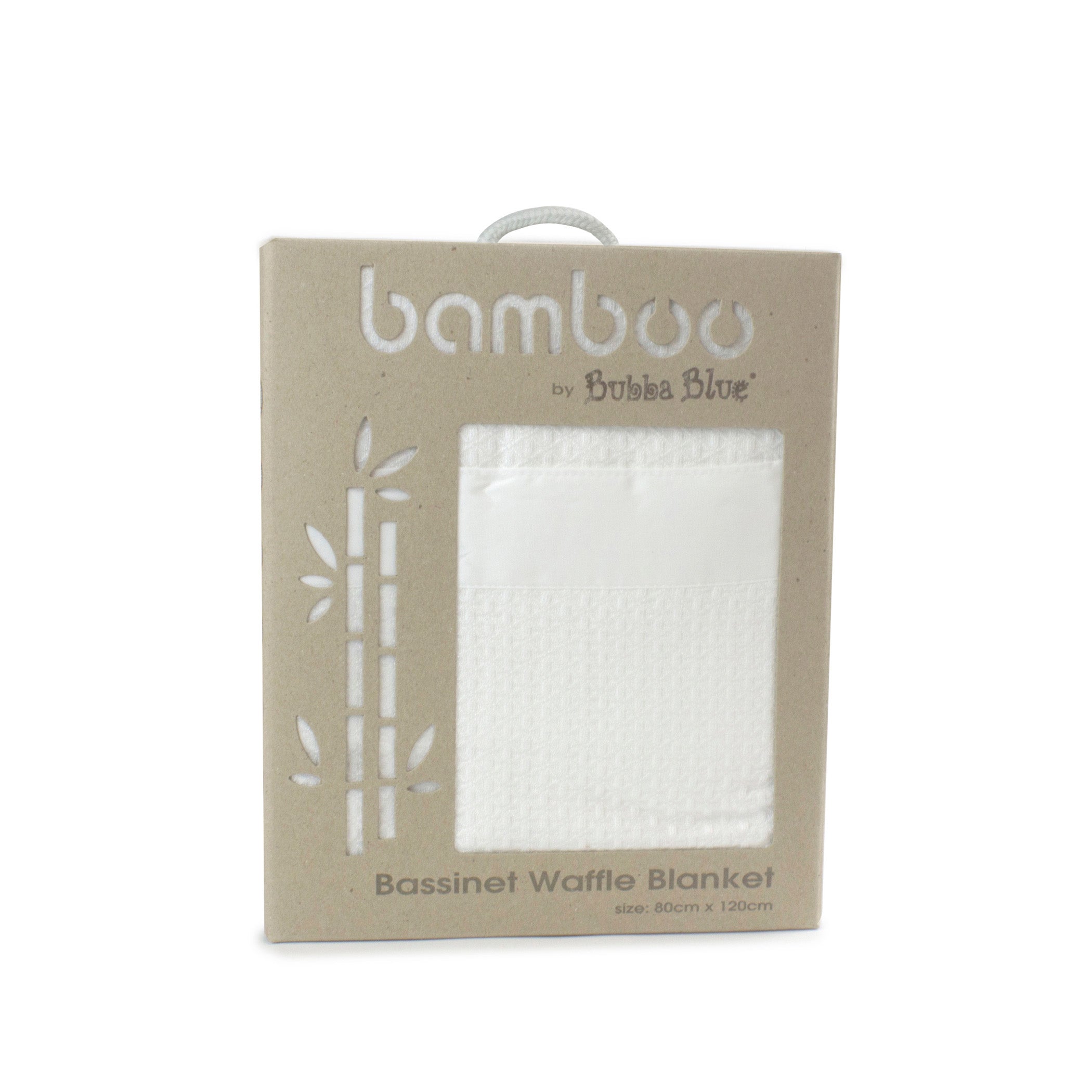 Soft Bamboo White Bassinet Waffle Blanket - Breathable Baby Swaddle Wrap for Newborns & Infants - Perfect for Nursery, Stroller, and Travel Use