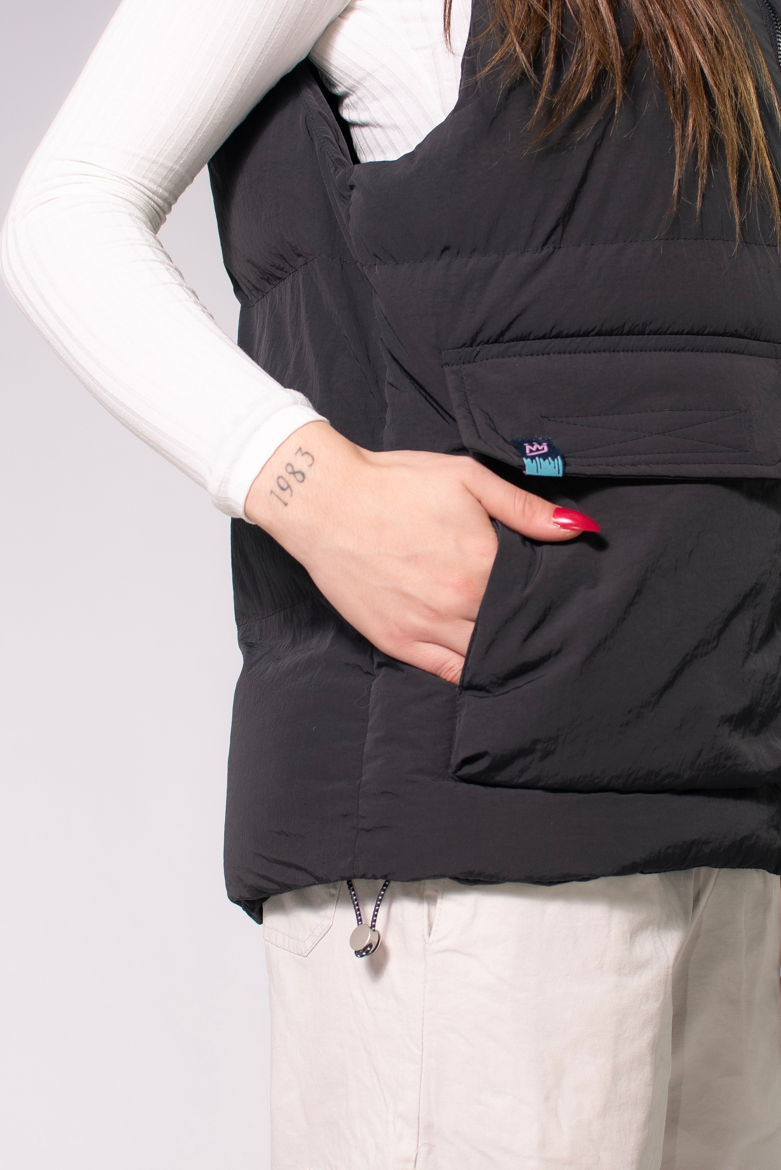 Sherman KOA Unisex Black Vest - King Of Art Stylish & Comfortable for Casual Wear, Outdoor Activities & Fashion