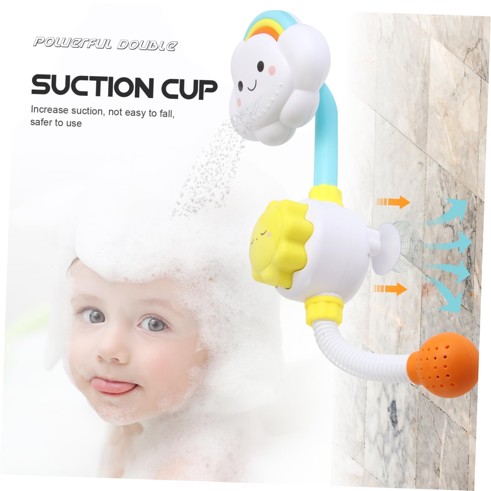 UPKOCH 3-Piece Bath Toys Set - Water Sprinkler, Squirt & Spray Toys for Kids - Fun Pool, Beach & Bathtub Playtime - Perfect for Outdoor Water Games & Toddler Bath Time