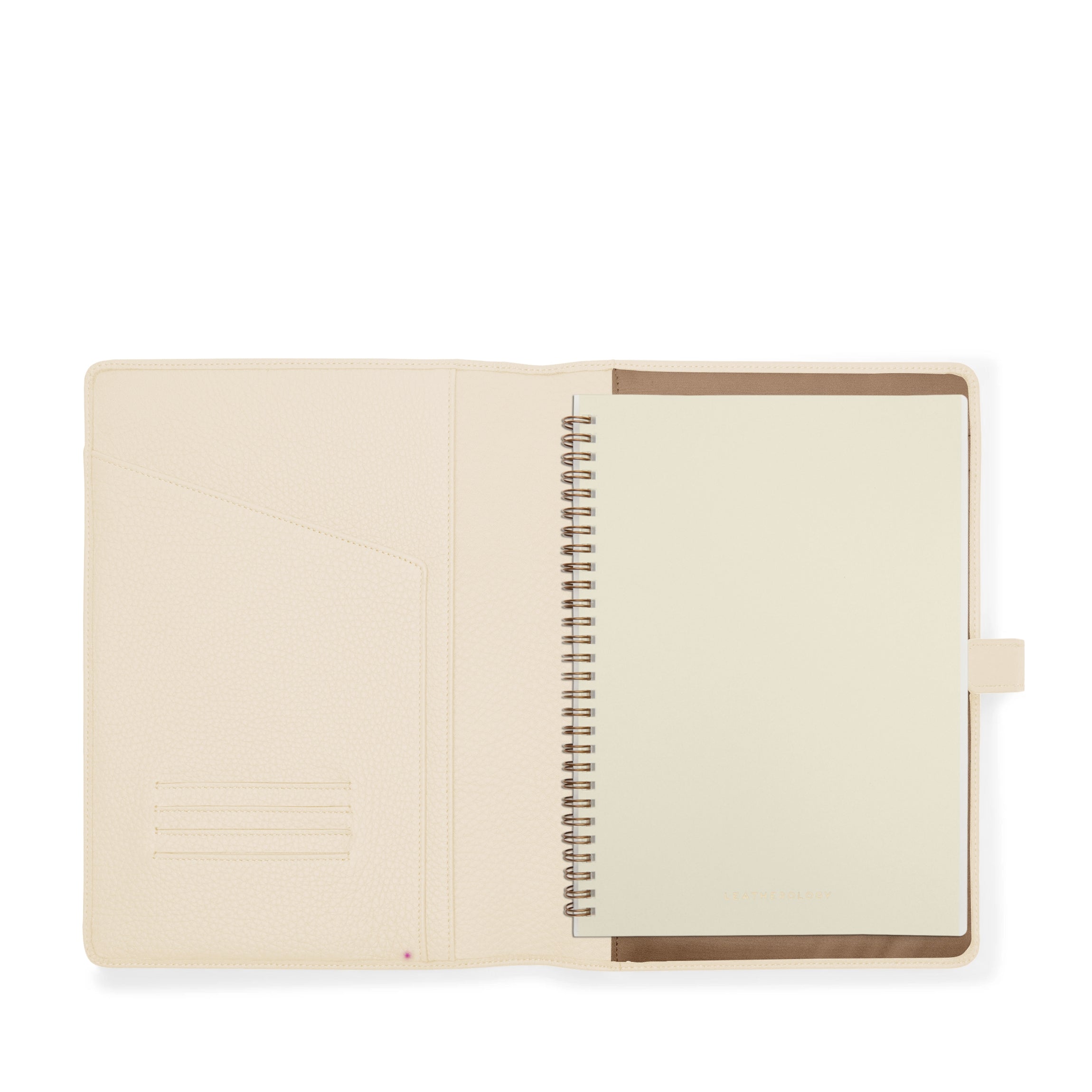 B5 Spiral Bound Composition Notebook - 100 Sheets, College Ruled, Durable Cover for School, Office & Note Taking - Sand Color