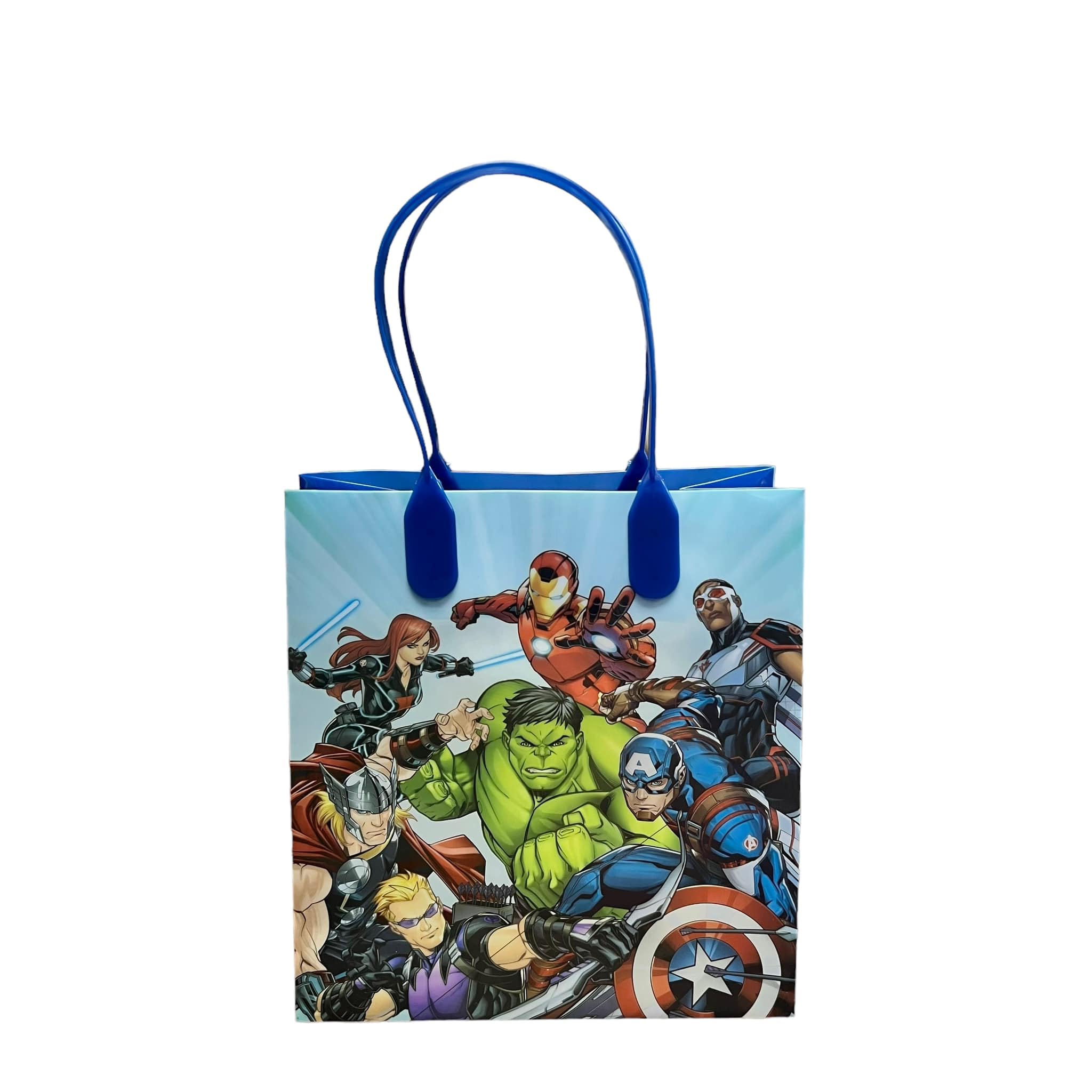 48-Pack Marvel Avengers Themed Party Favor Bags - Superhero Birthday Goodie Bags for Kids, School Events & Comic-Themed Celebrations - Perfect for Birthdays, Classroom Rewards & Cosplay Parties