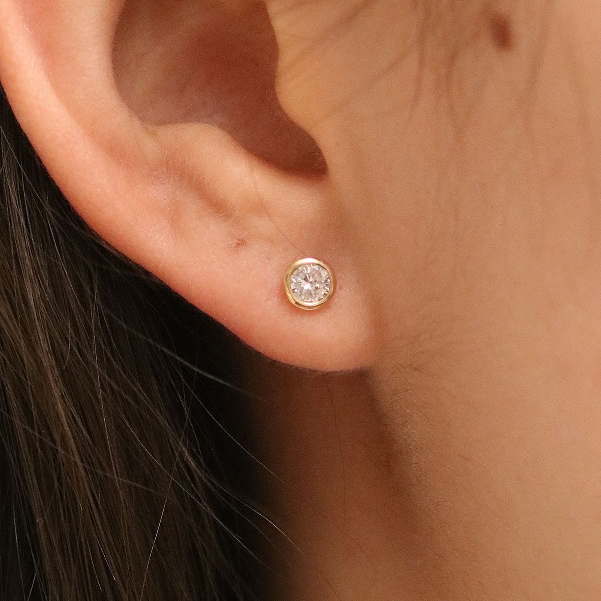 White Topaz Stud Earrings for Women - 925 Sterling Silver Hypoallergenic Cubic Zirconia Earrings | Perfect for Everyday Wear, Parties & Gifts