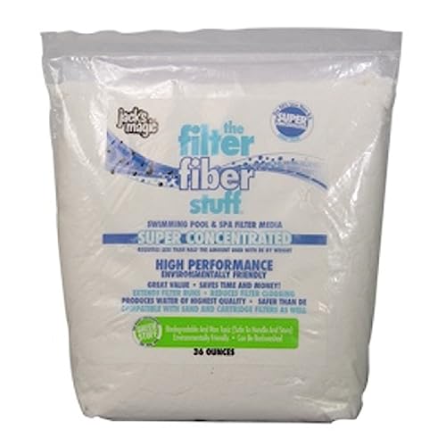 Jack's Magic Filter Fiber (36 oz) - Premium Pool & Spa Cleaner