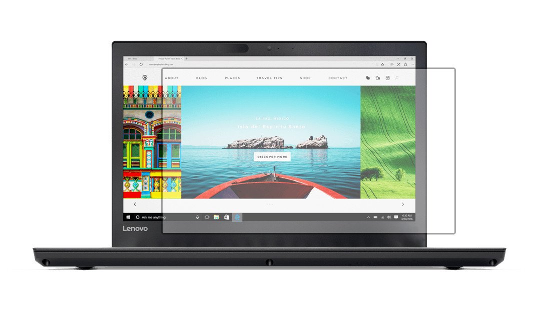 2-Pack Tempered Glass Screen Protector for Lenovo ThinkPad T570 15.6