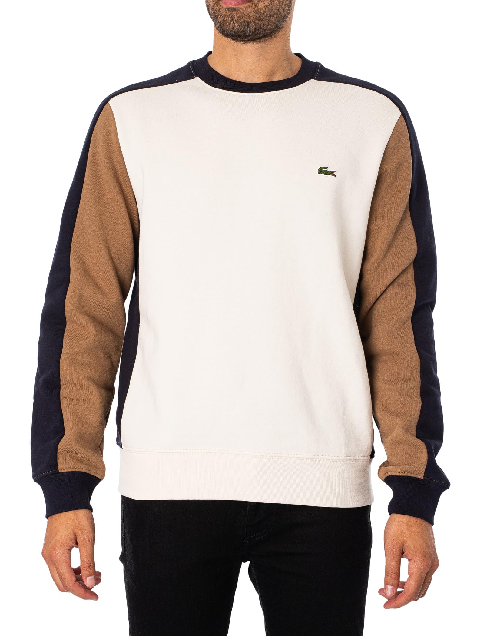 Lacoste Men's SH1299 Pullover Sweatshirt - Sporty Casual Sweater for Men | Perfect for Gym, Workout & Everyday Wear
