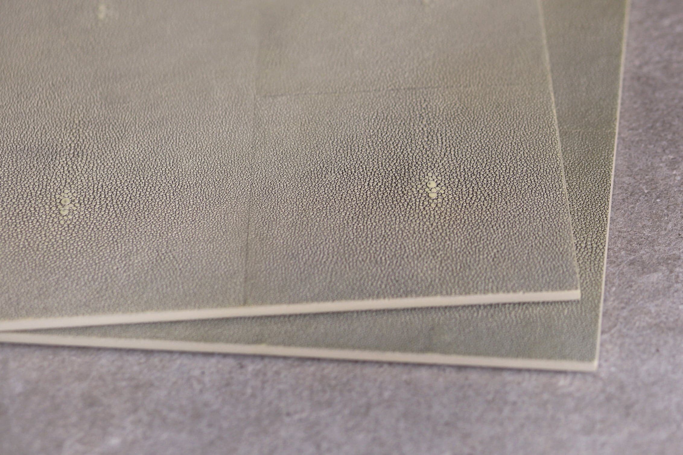 Natural Shagreen Grand Matbox Clear - Premium Leather Jewelry Box for Women, Perfect for Organizing Rings, Necklaces & Earrings at Home or Travel