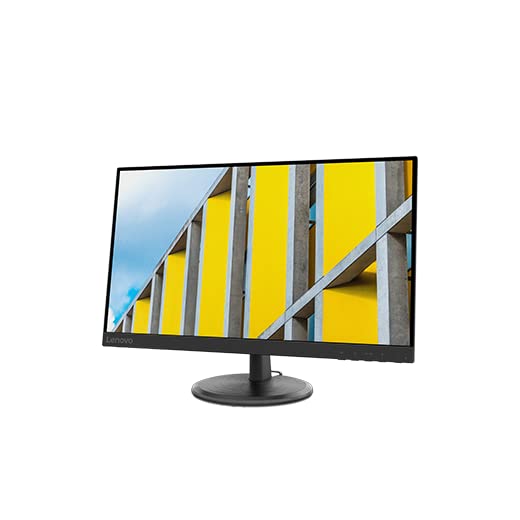 Lenovo D27-37 27-inch Full HD Monitor - 1920x1080 Resolution, 75Hz Refresh Rate, 250 Nits Brightness, 5ms Response Time, HDMI & VGA Ports, AMD Radeon FreeSync, Black - Perfect for Home Office, Gaming & Multimedia Entertainment